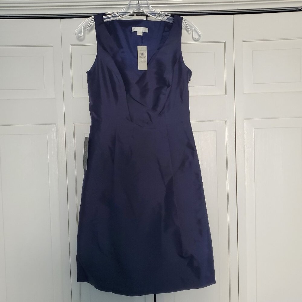 Ann Taylor Silk Shantung A-line dress